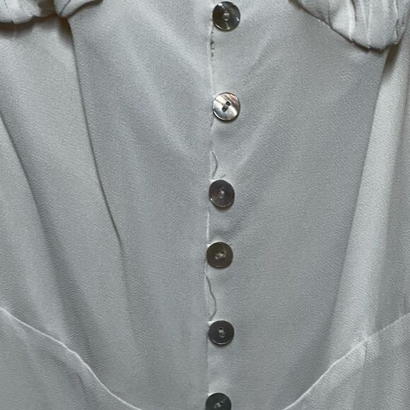 NWOT Reformation Harvest Elegant midi maxi dress Ivory Plus Sz 20 Host Pick ❤️ - Picture 8 of 11